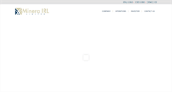 Desktop Screenshot of minera-irl.com